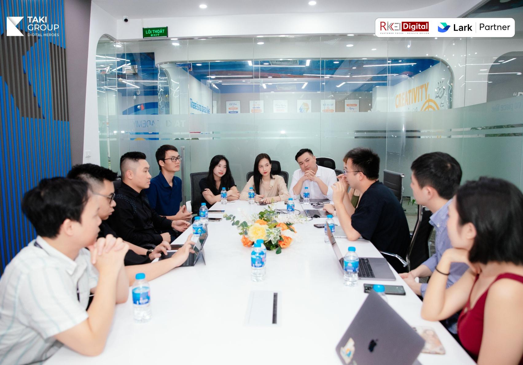 Chủ tịch Lark Suite gặp gỡ Taki Academy trong khuôn khổ chuyến thăm Việt Nam